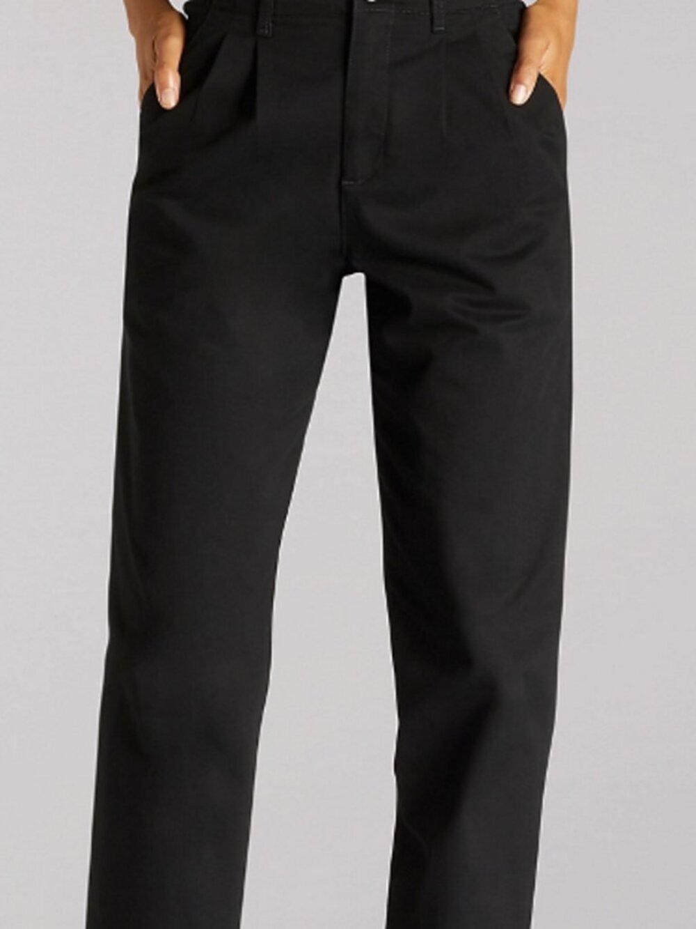 Lee Casuals Wrinkle Free Women's Pants, Sz 10 Long, Black